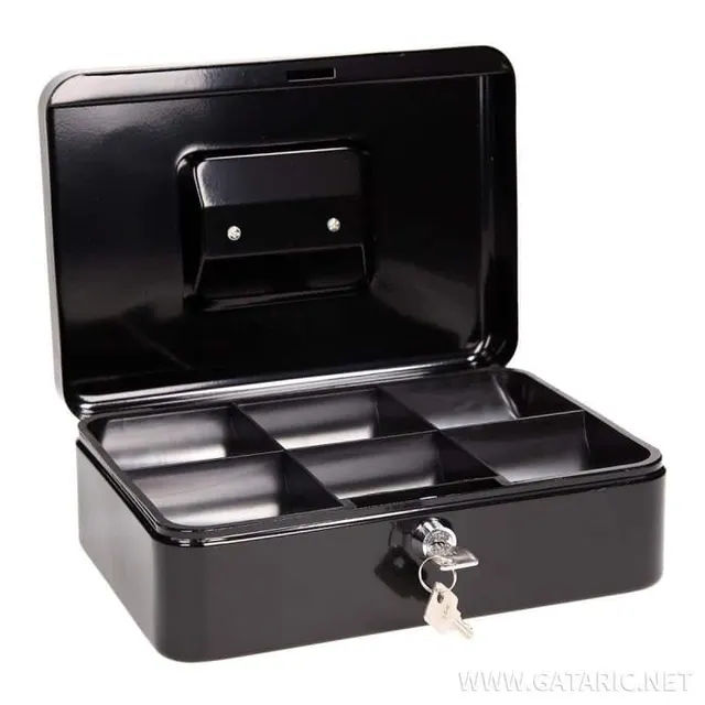 Tto Cash Box 10" 25CM Black 404311