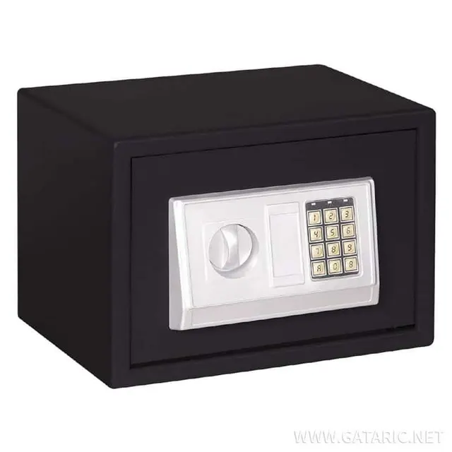 Tto Digital Safe Box S25 10KG 350x250x250MM Black 404316
