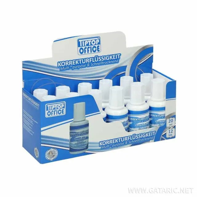 Tto Correction Fluid 20ML Fast Drying 404419