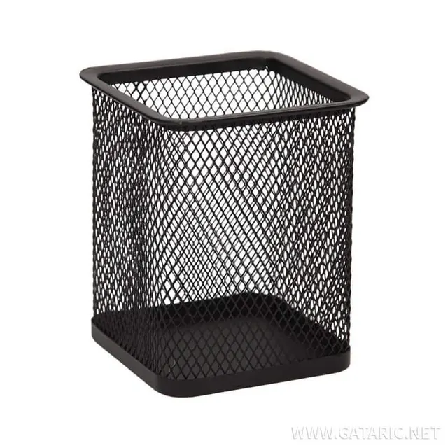 Tto Metal Pen Holder Squared 404847 Black