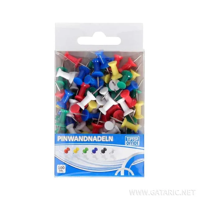 Tto Push Pins Color (100pcs) 405435