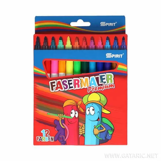 TTS Fiber Pens Premium Line 406452 12 pcs