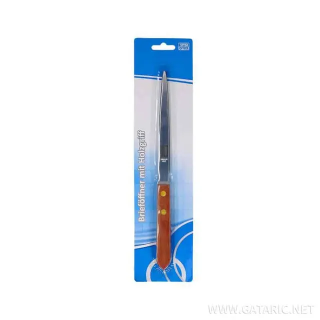 Tto Letter Opener Wooden/Metal 406677