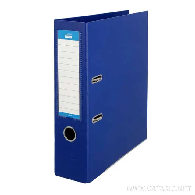 Tto Box File A4 Wide 8CM Dark Blue 409400