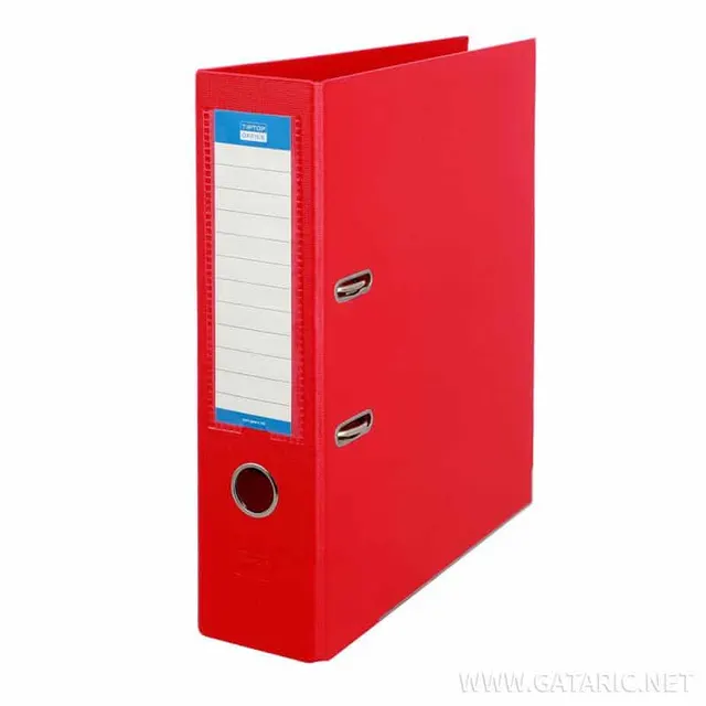 Tto Box File A4 Wide 8CM Red 409402