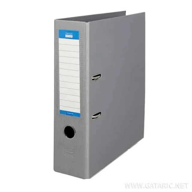 Tto Box File A4 Wide 8CM Grey 409405