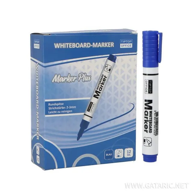Tto Whiteboard Marker Plus Blue 600122