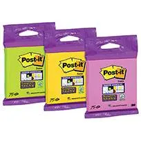 Post-It Super Sticky Notes 76X76MM 74800 3M