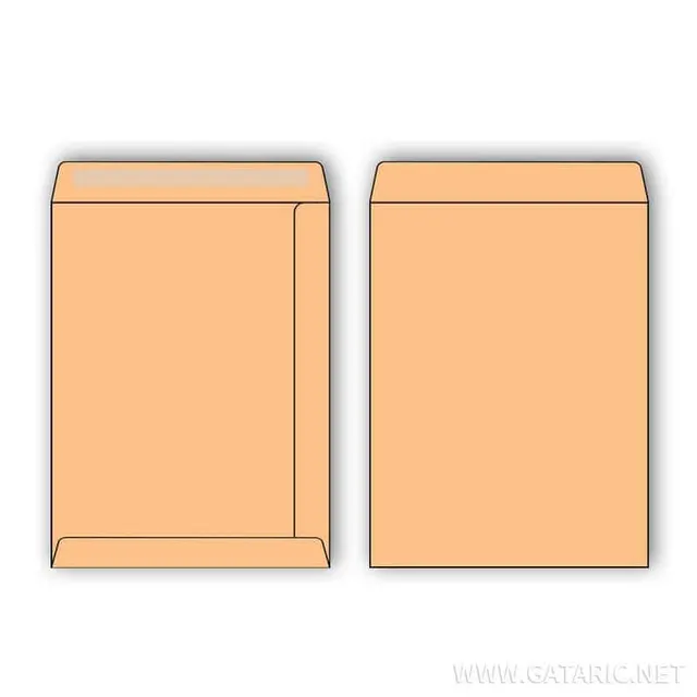 Tto Brown Envelopes 230X324MM 90GR Peel-N-Seal (500 PCS)N.400291