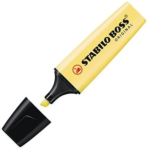 Stabilo Boss Hi-Lite Pastel Milky Yellow N.70/144