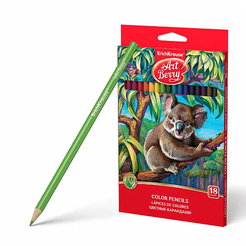 Erichkrause Artberry Triangular Color Pencils (18 Colors) 32881