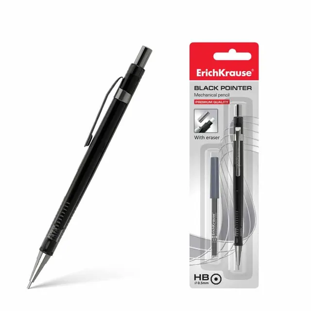 Erichkrause Mechanical Pencil Black Pointer 0.5mm HB 44808