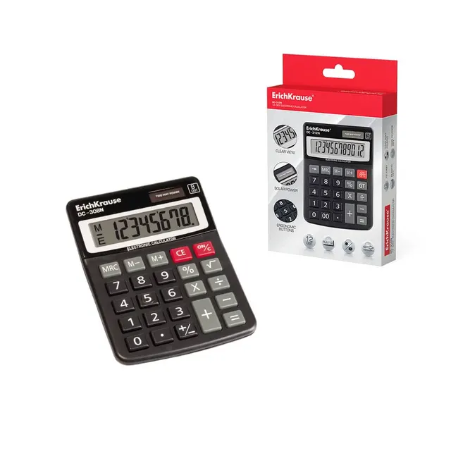 Erichkrause Desk Electronic Calculator 8-DIGITS DC-308N 50308