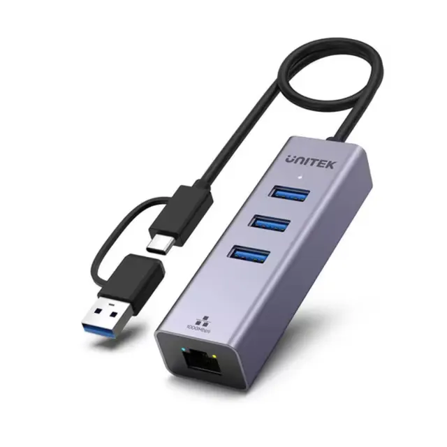 Unitek Y-3088B USB.3 Hub 3 Ports