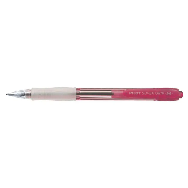 Pilot Pen W Grip (M) Neon Red