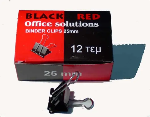 B/R Binder Clips 25MM(12PCS) BR40002