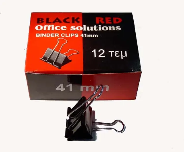 B/R Binder Clips 41MM (12PCS) BR40004