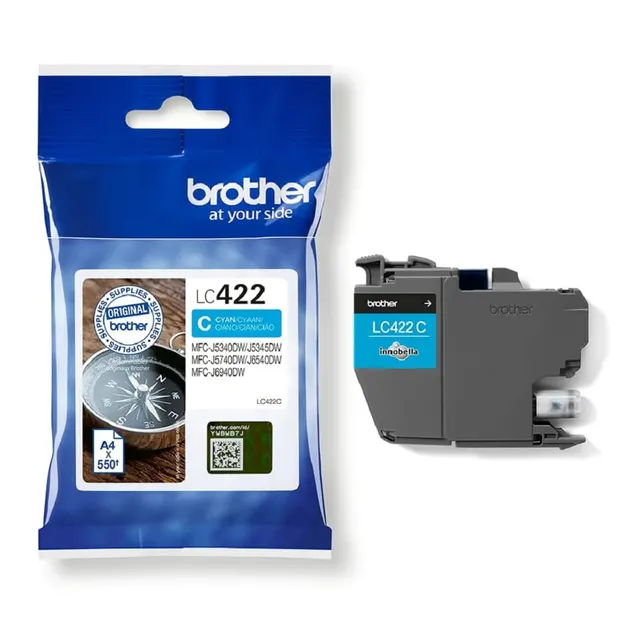 Brother Ink Cartridge LC422 Cyan