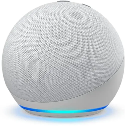 Amazon Echo Dot 4 White Loudpeakers