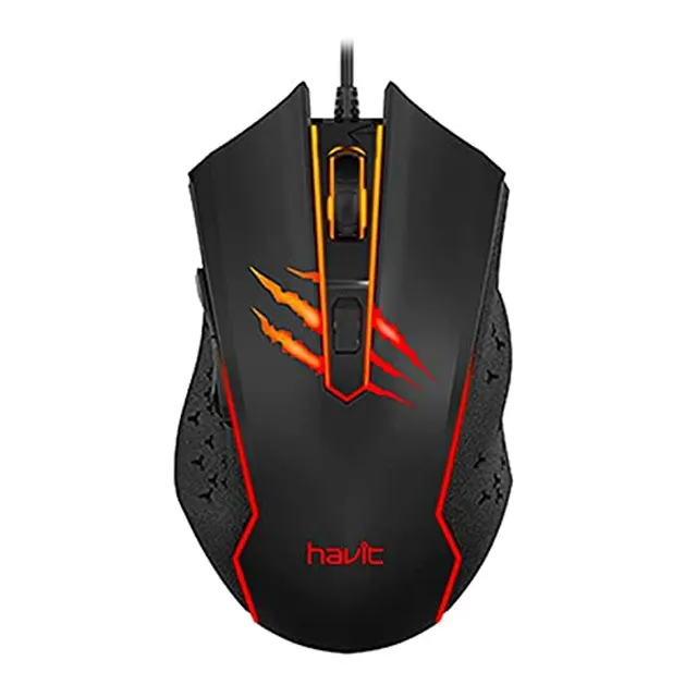 Havit Wired Gaming Mouse MS1027 Black/Orange
