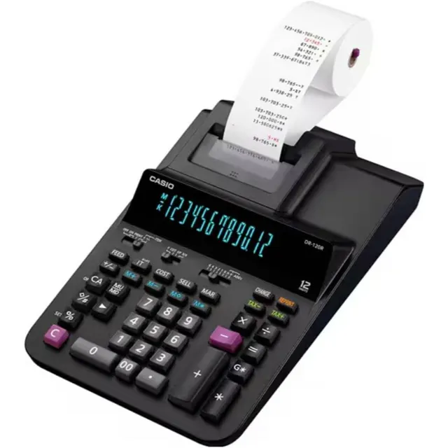 Casio Printing Calculator DR-200R-BK