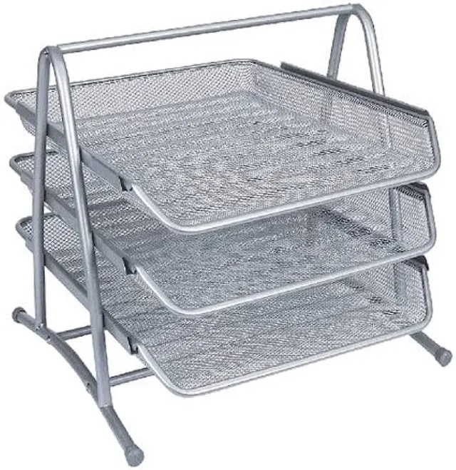 Foska Telleno 3-TIER Tray Silver/Blk HΥ62001