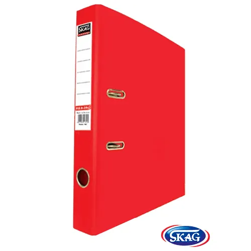 Skag Premium Box File F/C PVC 4CM Red 4/34