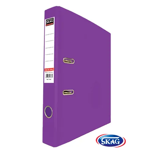 Skag Premium Box File F/SC PVC 4CM Purple 4/34