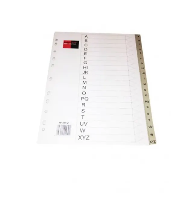 B/R PVC Divider A4 A-Z English HF-289-Z BR00052