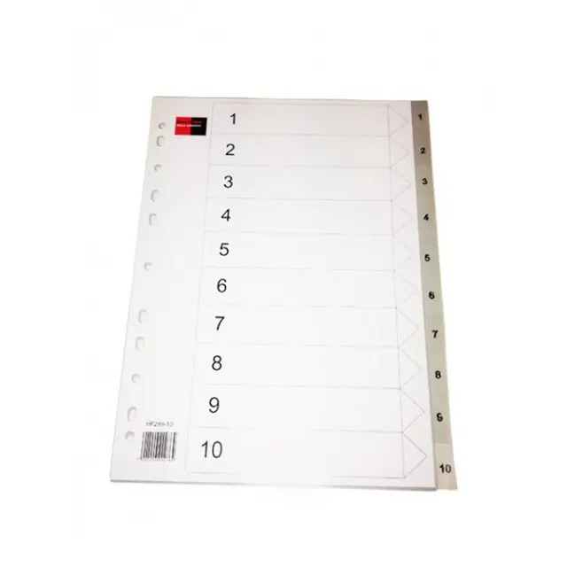 B/R PVC Divider A4 1-10 HF289-10 BR00076