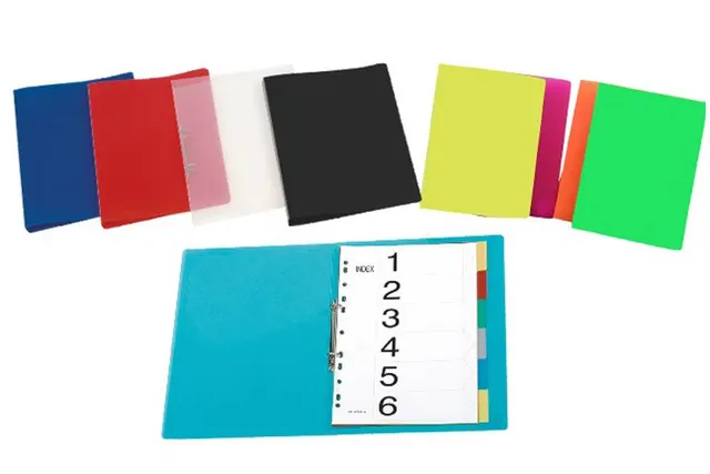 B/R PVC Binder 2RINGS Blue BR81002