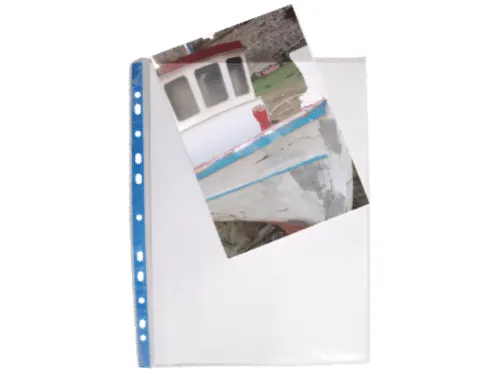 B/R PVC Copy Safe A4 0.70MM Blue STRIP(20 pcs) BR00091