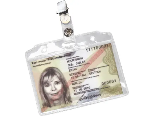 B/R Id Pocket with Metal Clip BR00178