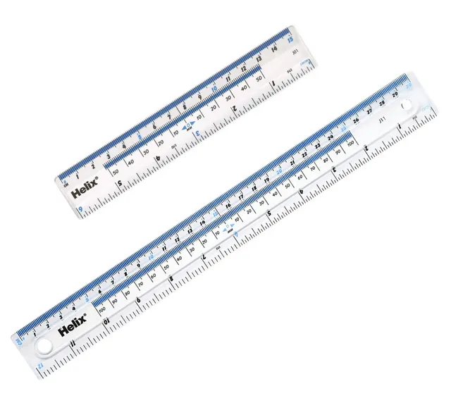 Helix Ruler 15CM Guide Showbox J01025