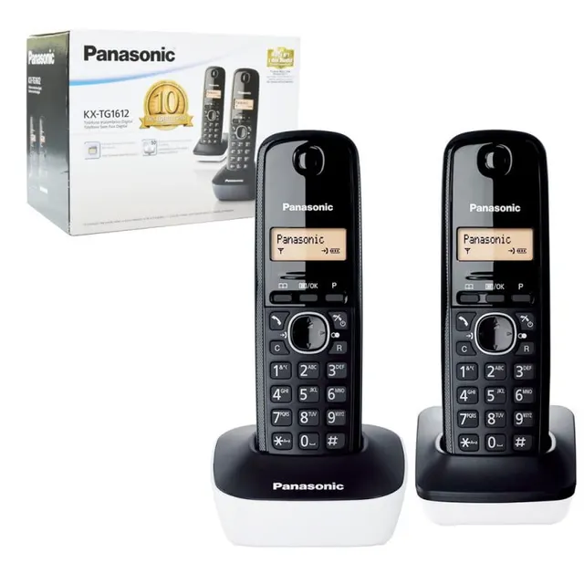 Panasonic Telephone Duo Black KX-TGB1612