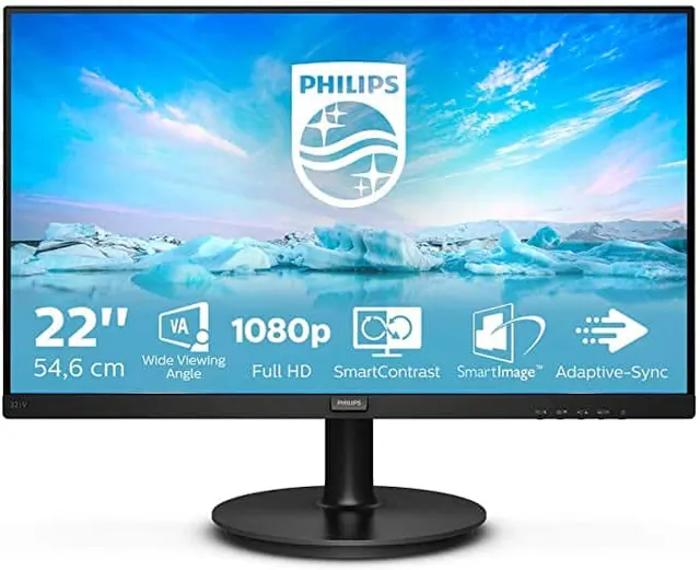 Philips Monitor 22" LED 221V8A/00