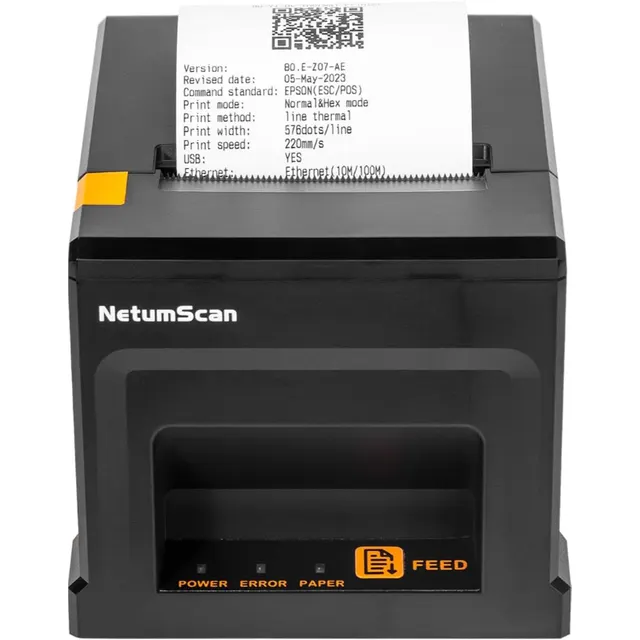 Netum Pos Printer 80MM USB/RJ45/AUTO Cutter NT-8360
