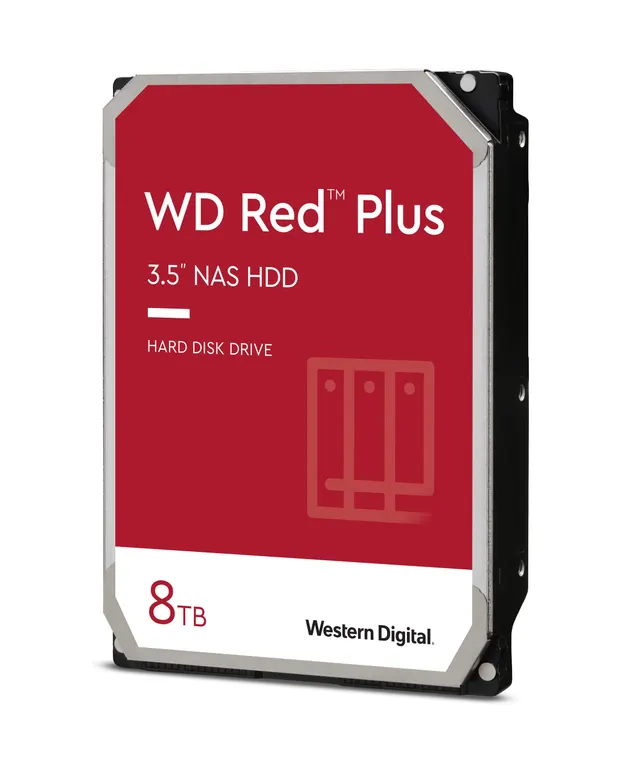 WD Red Plus 8TB NAS Hard Drive WD80EFZZ Sata 6G
