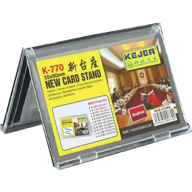 Acrylic Card Stand Double 55X90MM K-770