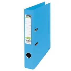 Skag Premium Box File A4 PVC 4CM Narrow Light Blue 4/32