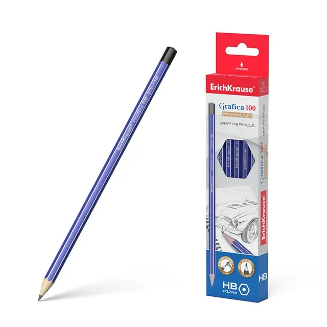 Erichkrause Graphite Hexagonal Pencil Grafica 100 HB 45610