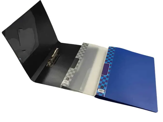 B/R PVC File A4 with Side Mini Clip BLK A2804/ BR00035