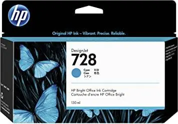 HP Ink Cartridge 728XL Cyan 130ML