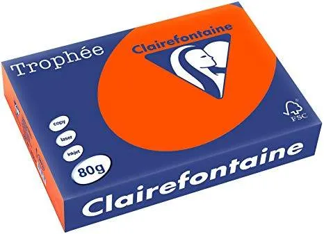 Trophee P.Paper A4 80GR Orange Intensive 1873