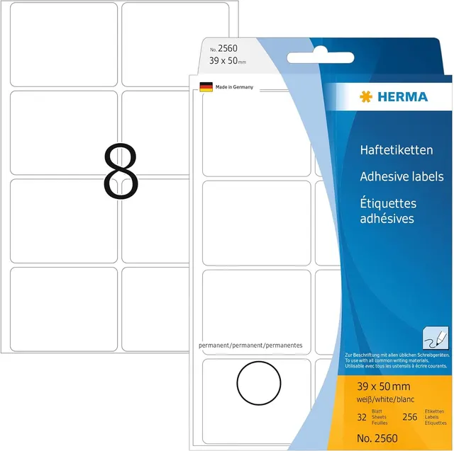 Herma Label A5 39X50mm HER-2560