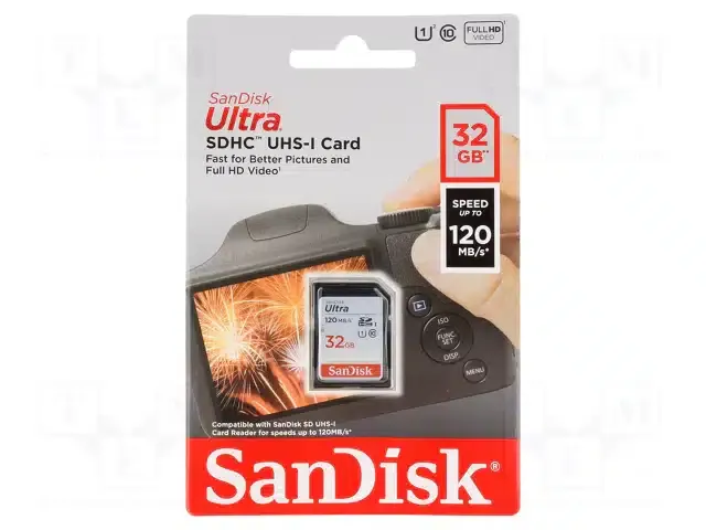 Sandisk Ultra SDHC 32GB 120MB/s Class