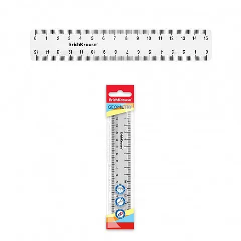 Erichkrause Ruler Clear 15cm 52972