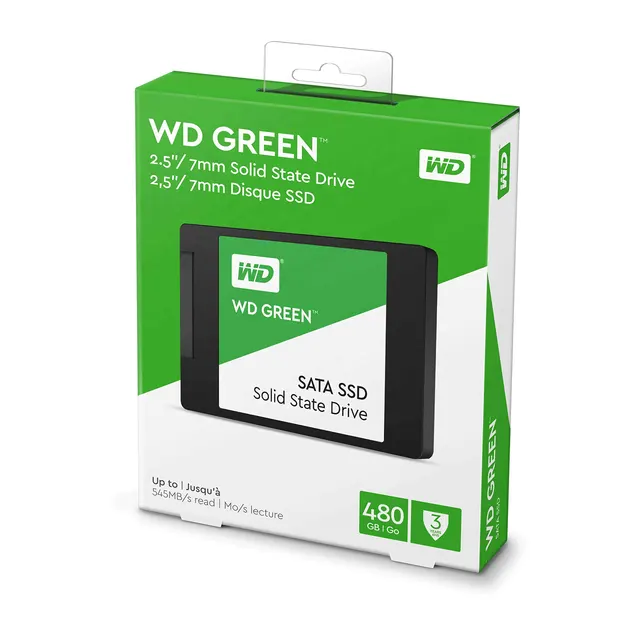 Western Digital SSD HDD 480GB (Green)