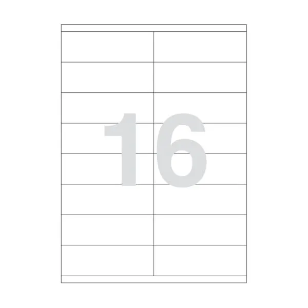 Agipa Labels 105X35 20 Sheets 119656