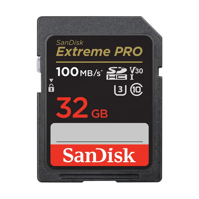 Sandisk Extreme Pro SDHC 32GB - 100MB/s V30 Uhs-I U3